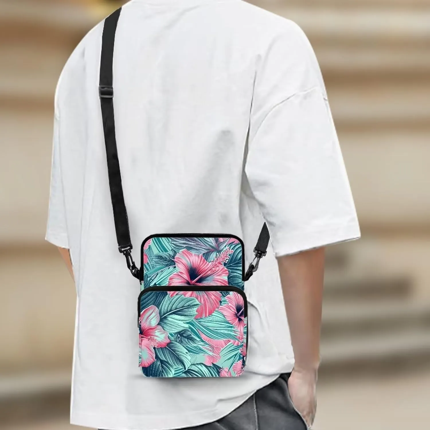 Crossbody Bag for Men Small Cell Phone Purse Wallet Women Shoulder Handbag Travel Gym Bag