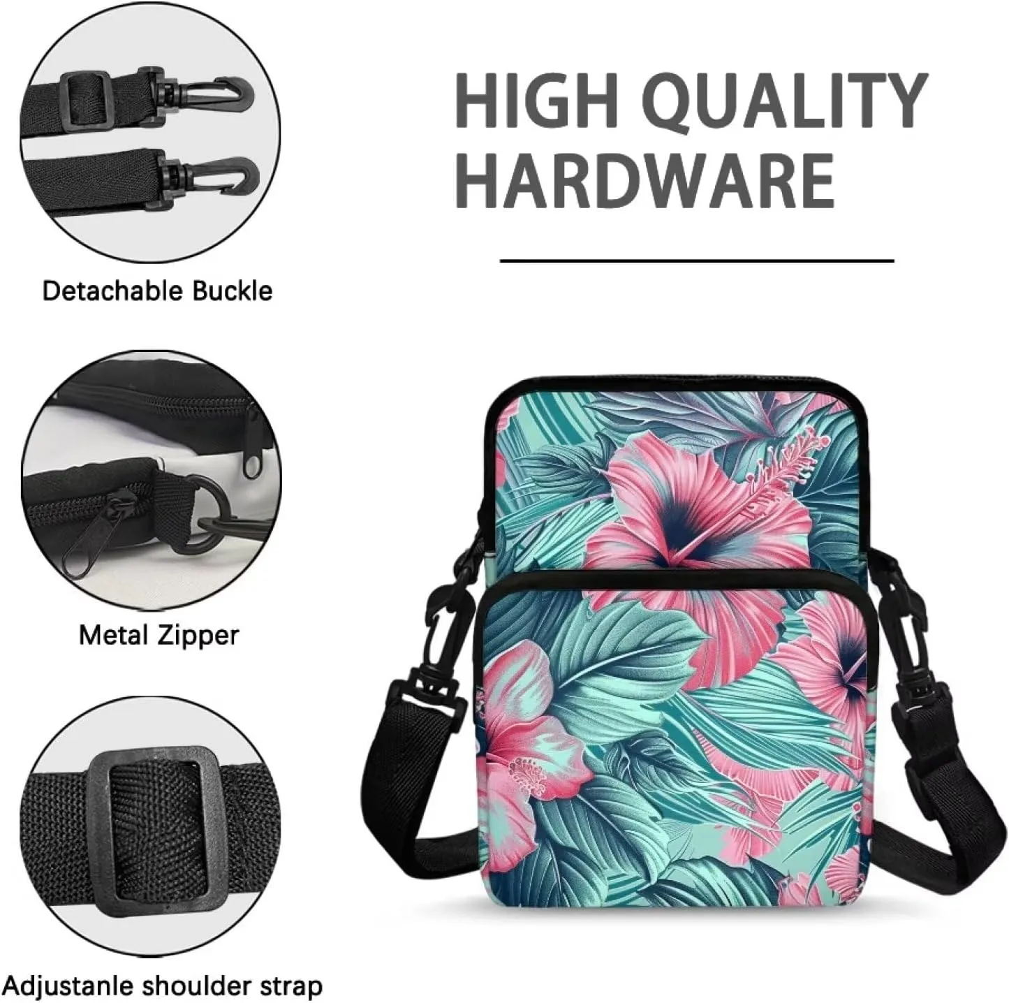Crossbody Bag for Men Small Cell Phone Purse Wallet Women Shoulder Handbag Travel Gym Bag