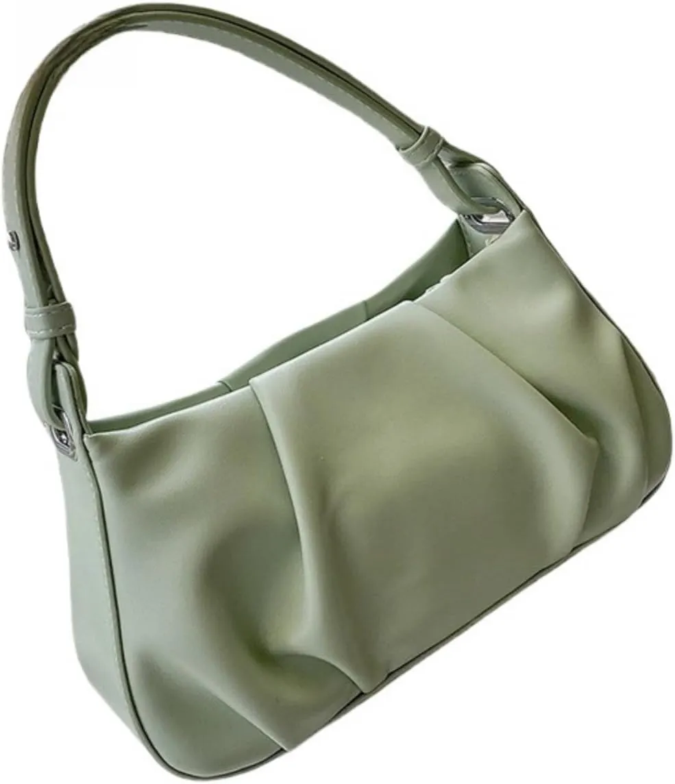 Crossbody Bag for women, Handheld Pleated Cloud Bag Single Shoulder Armpit Handbag with Zipper, Suitable for Travel