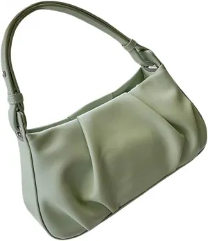 Crossbody Bag for women, Handheld Pleated Cloud Bag Single Shoulder Armpit Handbag with Zipper, Suitable for Travel
