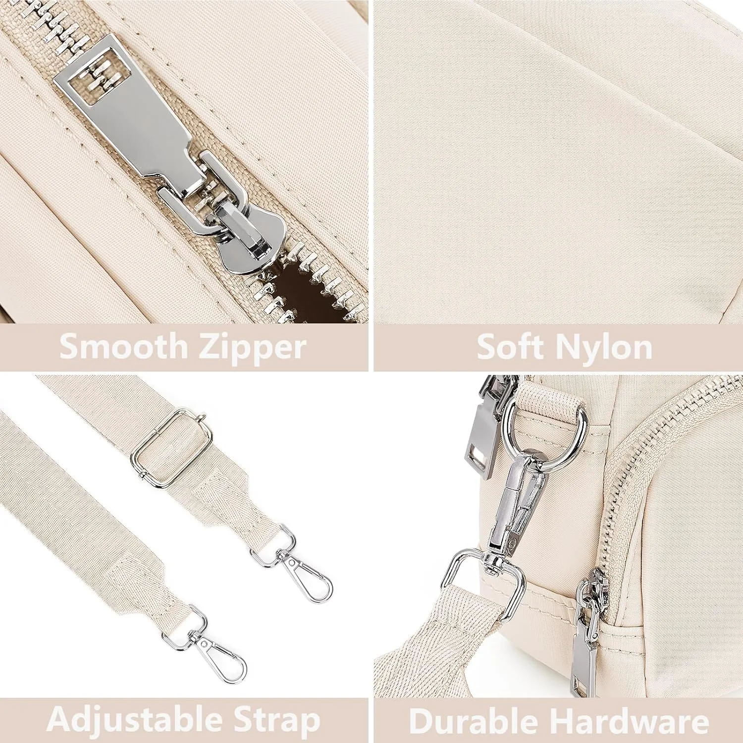 Crossbody Bag for Women, Lightweight Shoulder Bag Purse Small Travel Bag Crossbody Handbags for Travel Work