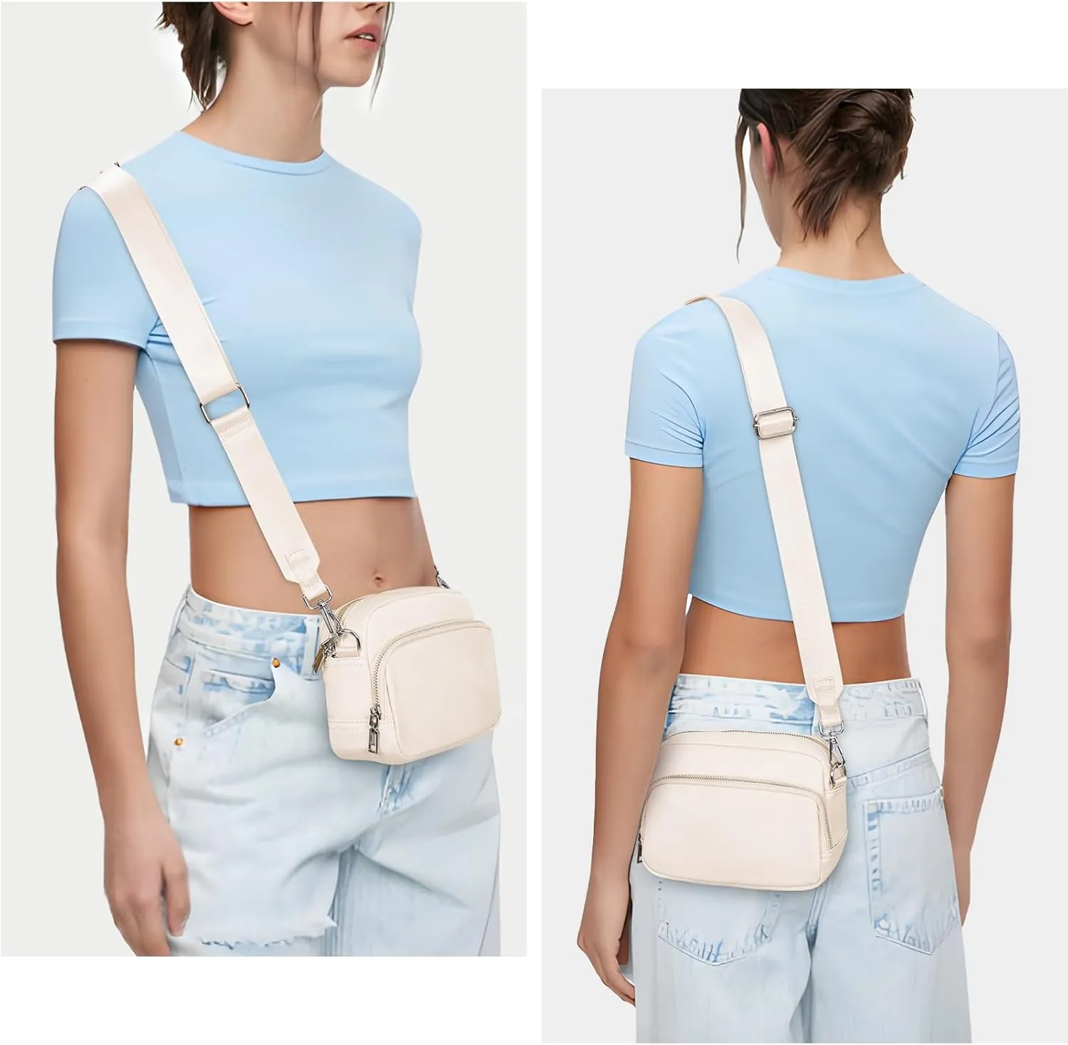 Crossbody Bag for Women, Lightweight Shoulder Bag Purse Small Travel Bag Crossbody Handbags for Travel Work