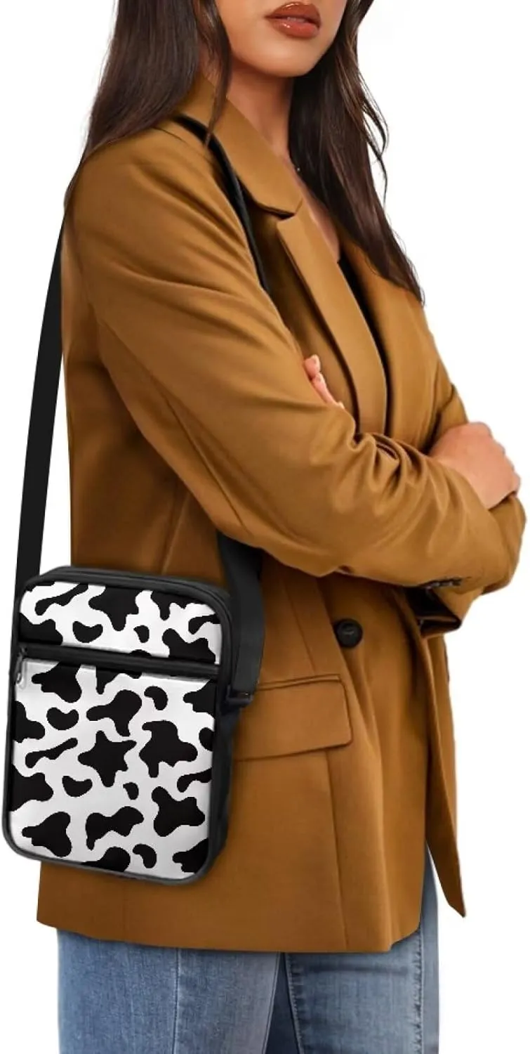 Crossbody Bag for Women Men, Small Sling Pack Handbag for Work Business, Lightweight Messenger Shoulder Travel Bag