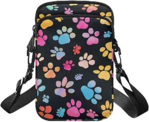 Crossbody Bag for Women Mini Messenger Bag Cell Phone Purse Sling Shoulder Bag with Double Pockets