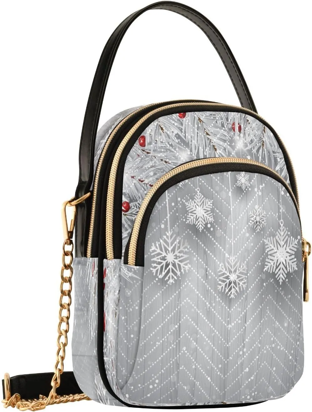 Crossbody Bags Crossbody Purse Chest Bag Christmas Gingerbread Snowman for Women Trendy