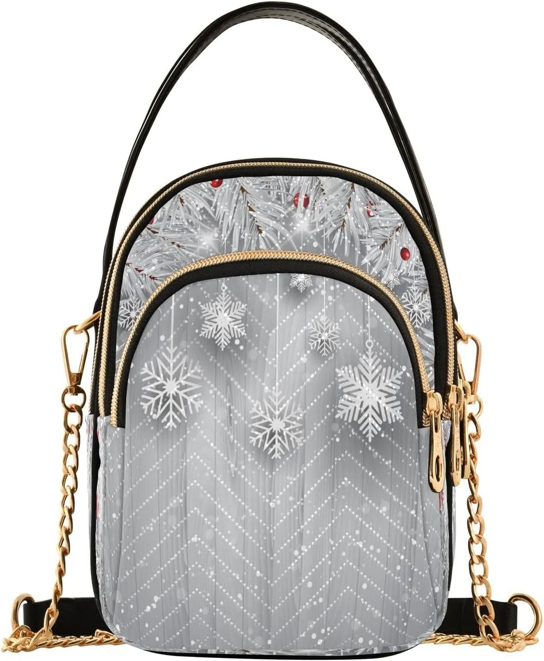 Crossbody Bags Crossbody Purse Chest Bag Christmas Gingerbread Snowman for Women Trendy
