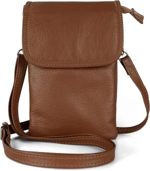 Crossbody Bags for Women, Small Leather Cross body Cell Phone Wallet Purse with Adjustable Strap