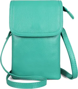 Crossbody Bags for Women, Small Leather Cross body Cell Phone Wallet Purse with Adjustable Strap