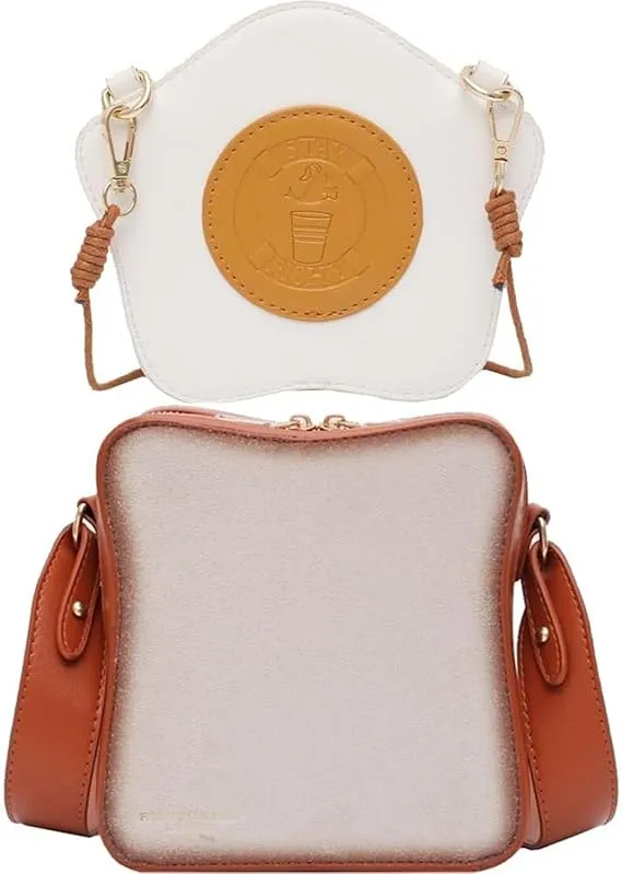 Crossbody Fried Toast Bread Bag