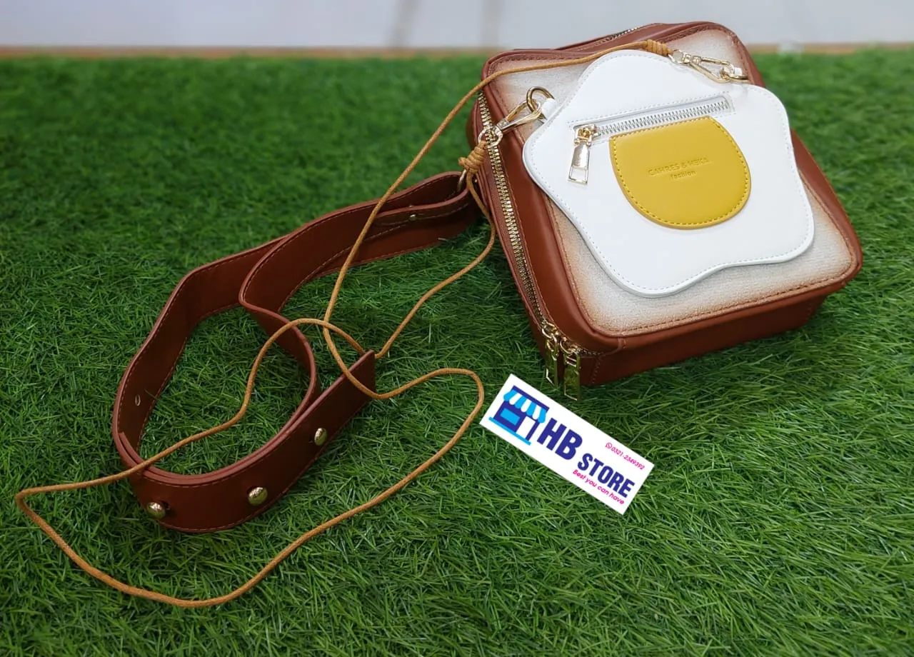 Crossbody Fried Toast Bread Bag