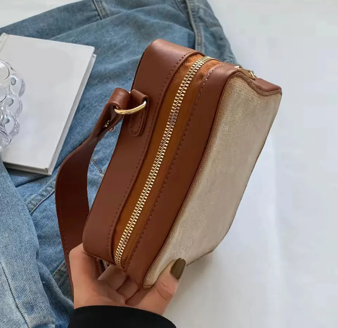 Crossbody Fried Toast Bread Bag