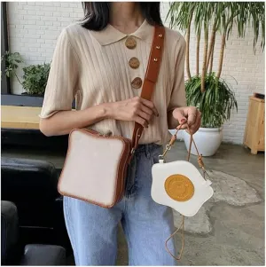 Crossbody Fried Toast Bread Bag