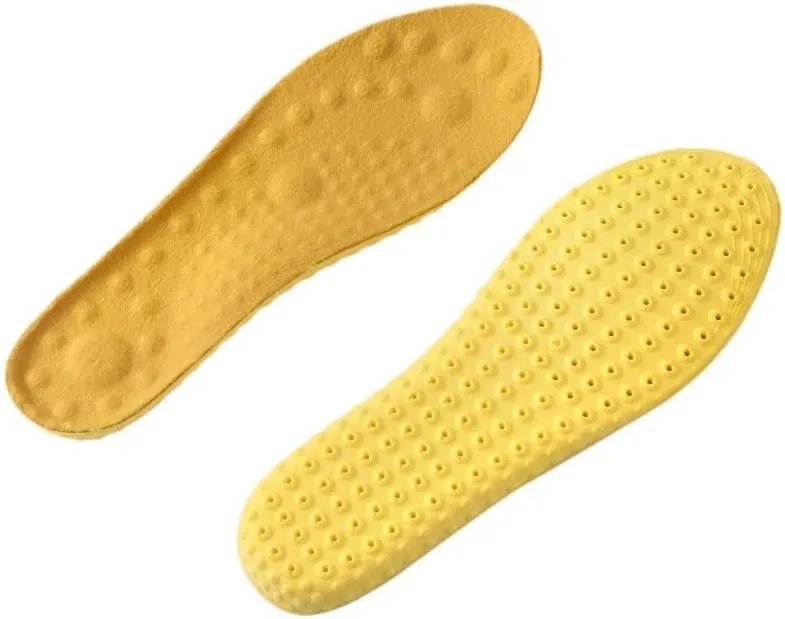 CSCDD Casual Men's and Women's Insole Thermal Insole Sweat-absorbing Shock Absorbing Plus Velvet Insole(43-44)