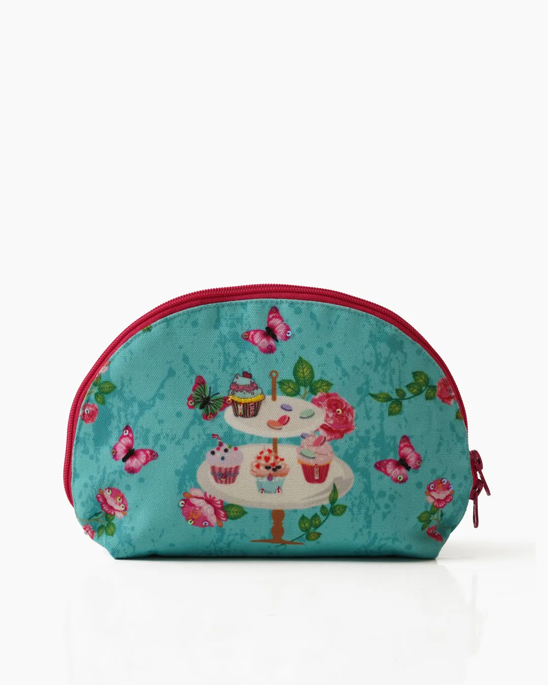 CUPCAKE HALFMOON COSMETIC BAG