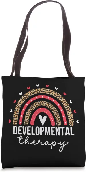 Cute Developmental Therapy Leopard Developmental Therapist Tote Bag
