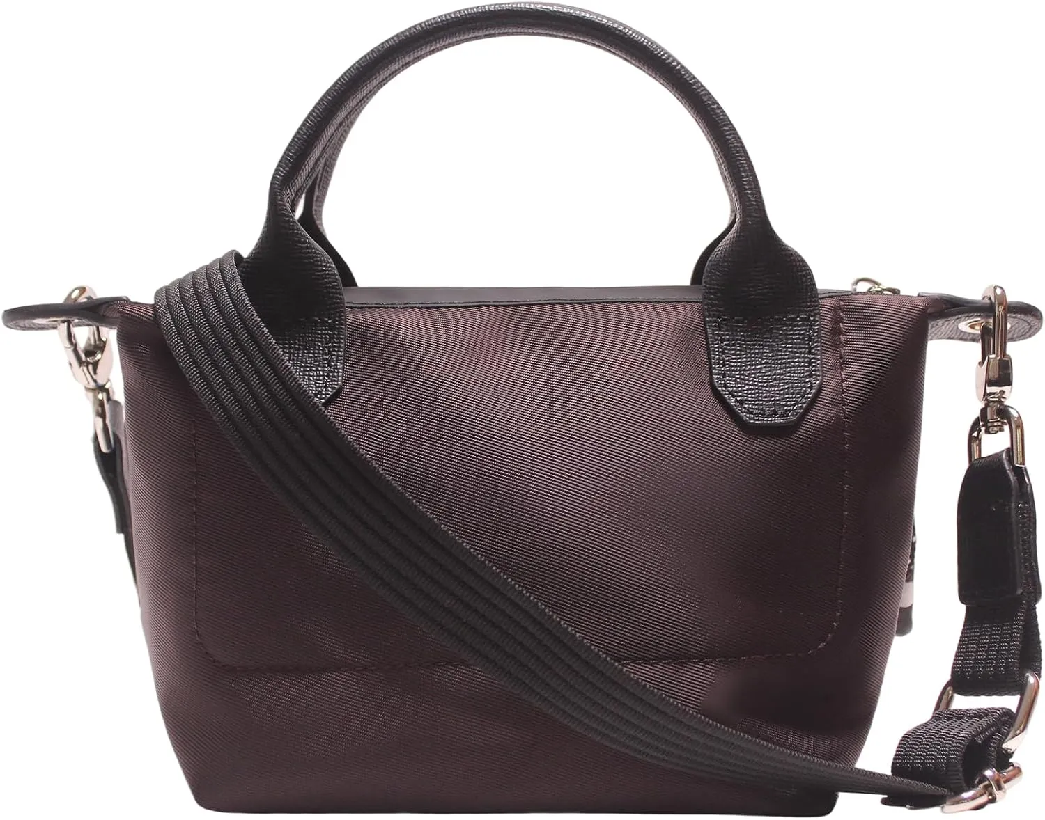 Designer Mini Tote for Women - Lightweight Crossbody Purse with Adjustable Dual Straps (2-Way Carry)