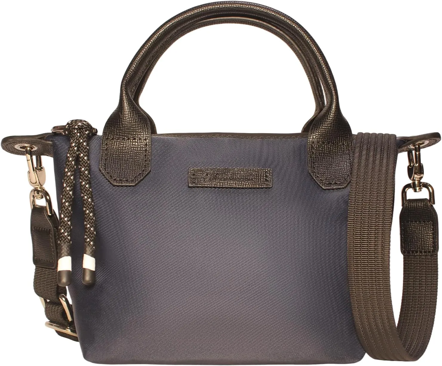 Designer Mini Tote for Women - Lightweight Crossbody Purse with Adjustable Dual Straps (2-Way Carry)