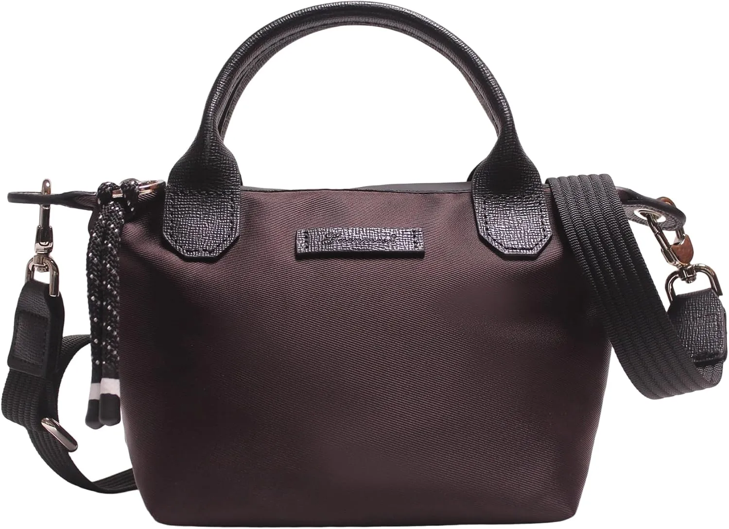 Designer Mini Tote for Women - Lightweight Crossbody Purse with Adjustable Dual Straps (2-Way Carry)