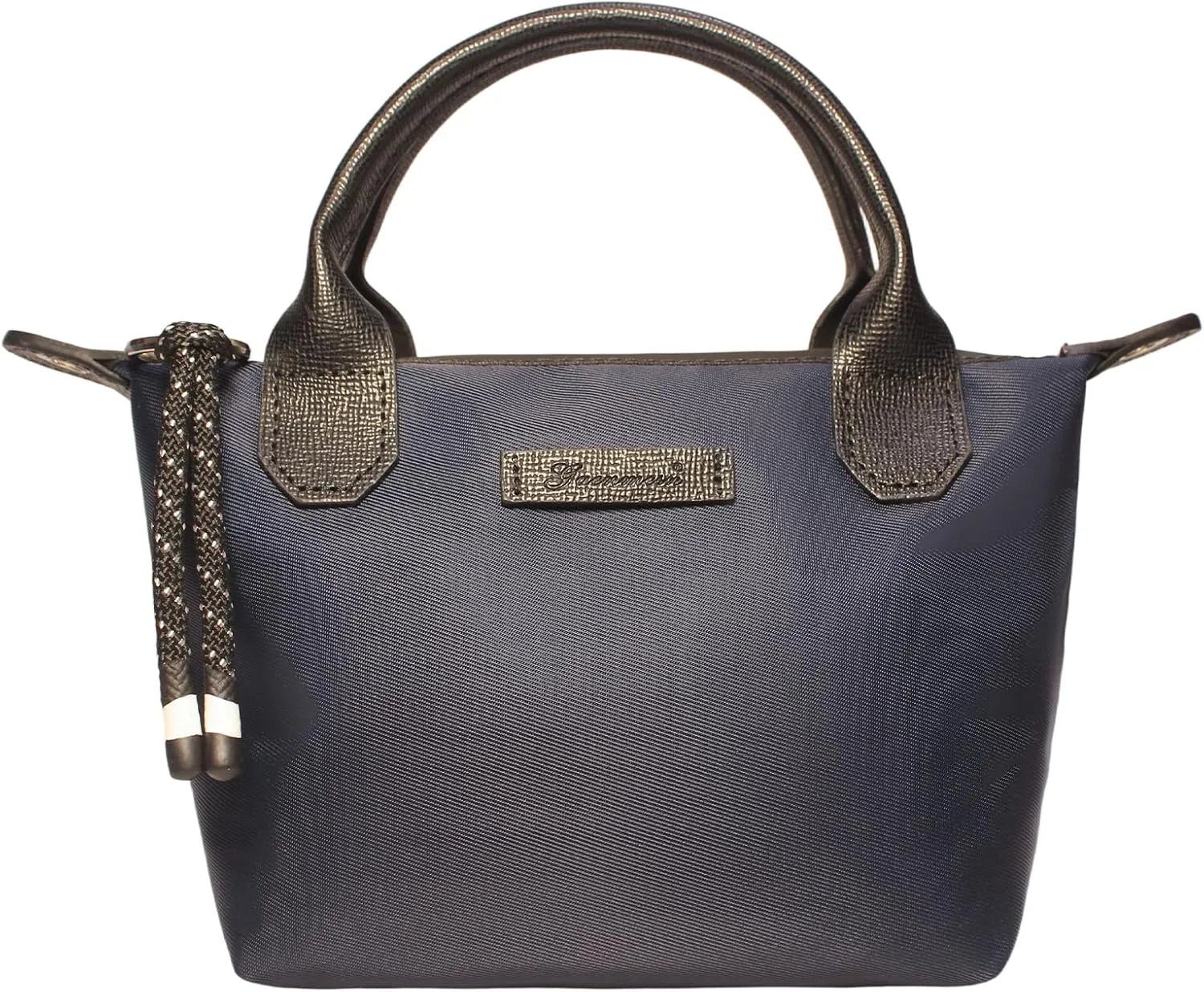 Designer Mini Tote for Women - Lightweight Crossbody Purse with Adjustable Dual Straps (2-Way Carry)