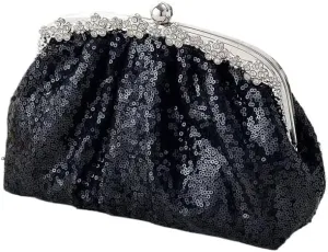 Diamond Crossbody Clutch Bag For Banquets And Special Occasions