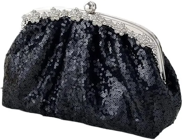Diamond Crossbody Clutch Bag For Banquets And Special Occasions