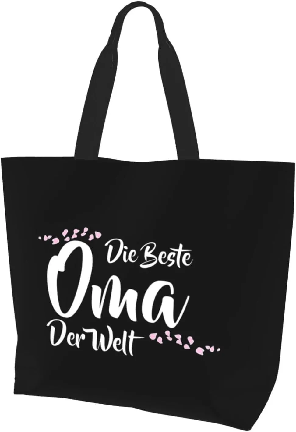 Die Beste Oma Der Welt Women's Lightweight Canvas Handbag Waterproof Reusable Shopping Bag