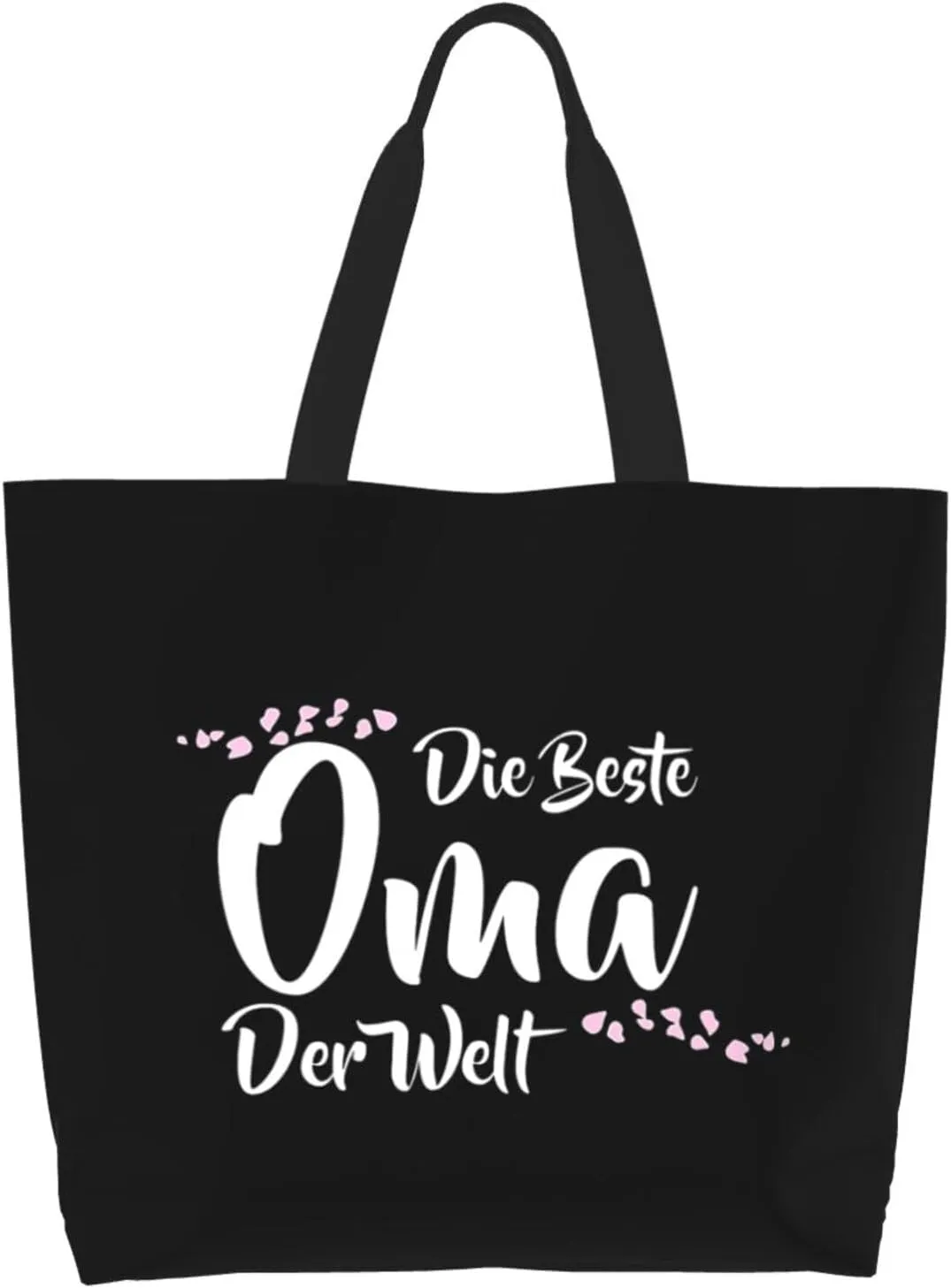 Die Beste Oma Der Welt Women's Lightweight Canvas Handbag Waterproof Reusable Shopping Bag