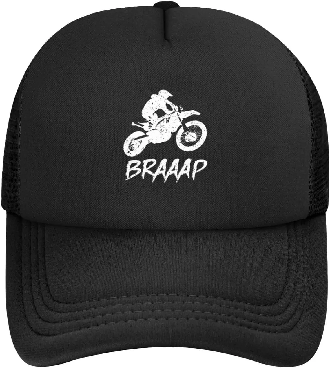 Dirt BKE Motocross American Flag Adjustable Mesh Baseball Cap Breathable Sports Outdoor Hat