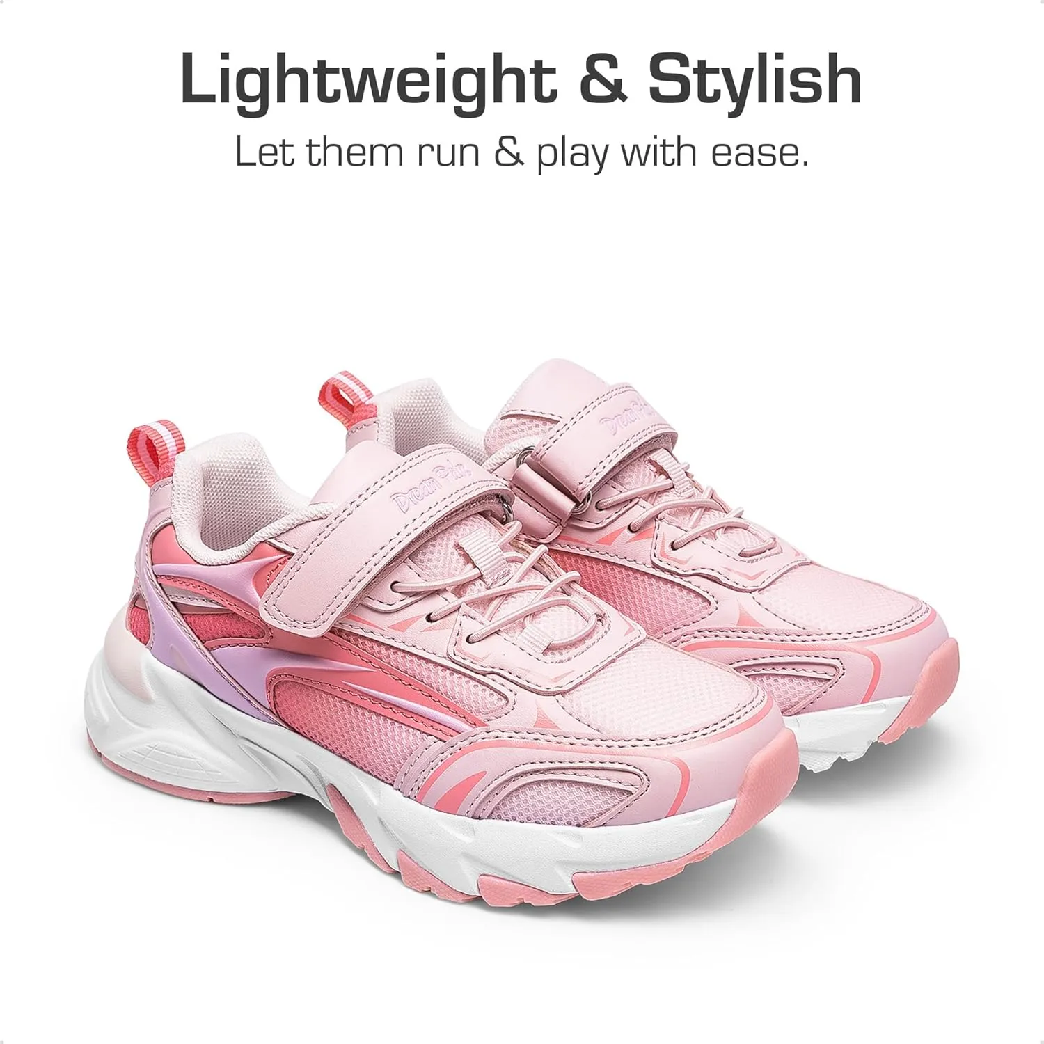 DREAM PAIRS Boys Girls Shoes Kids Tennis Athletic Running Footwear Breathable Walking Sneakers for Little/Big Kid