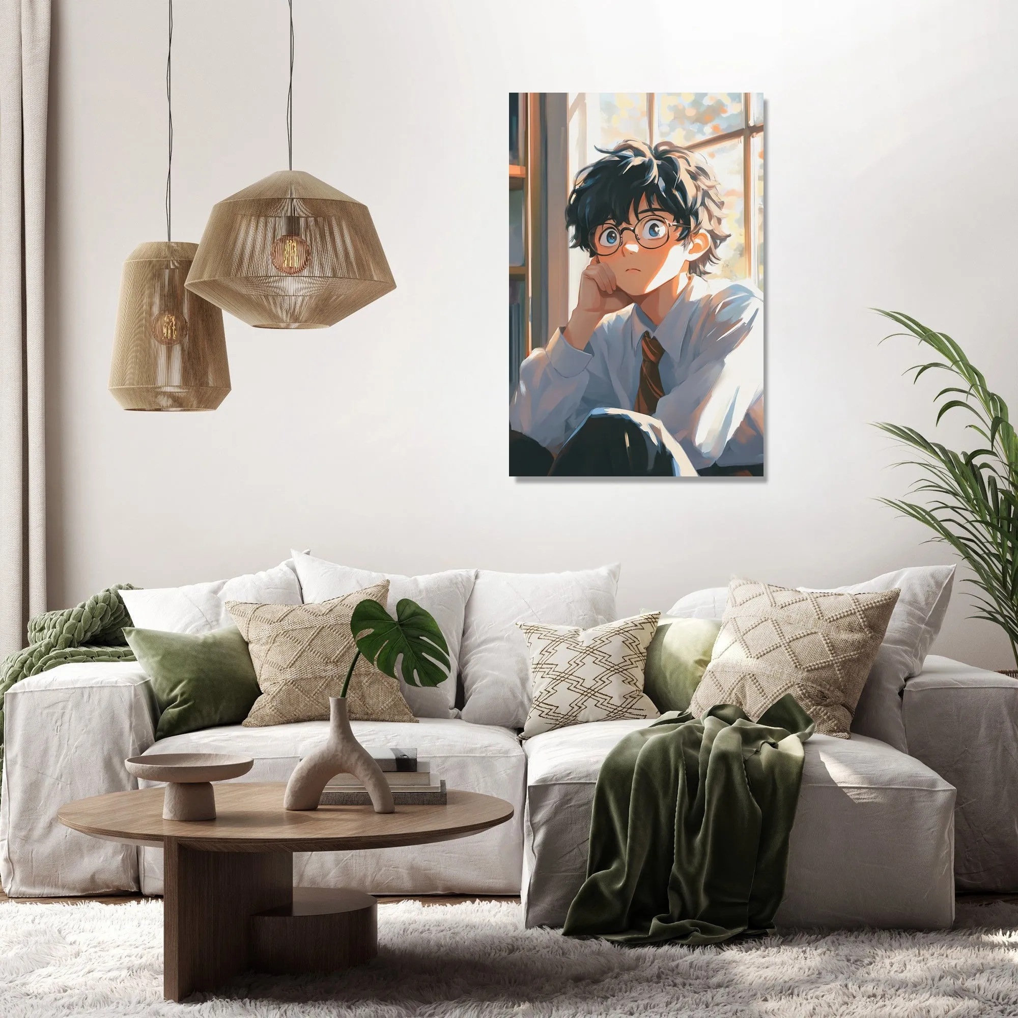 Dreamy Student Window Canvas