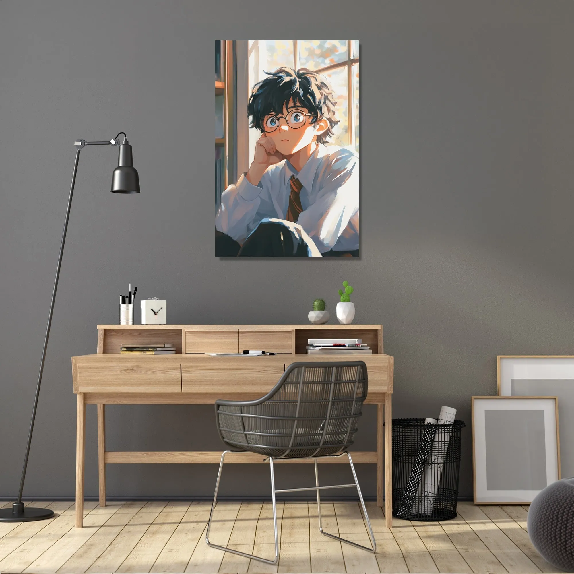 Dreamy Student Window Canvas