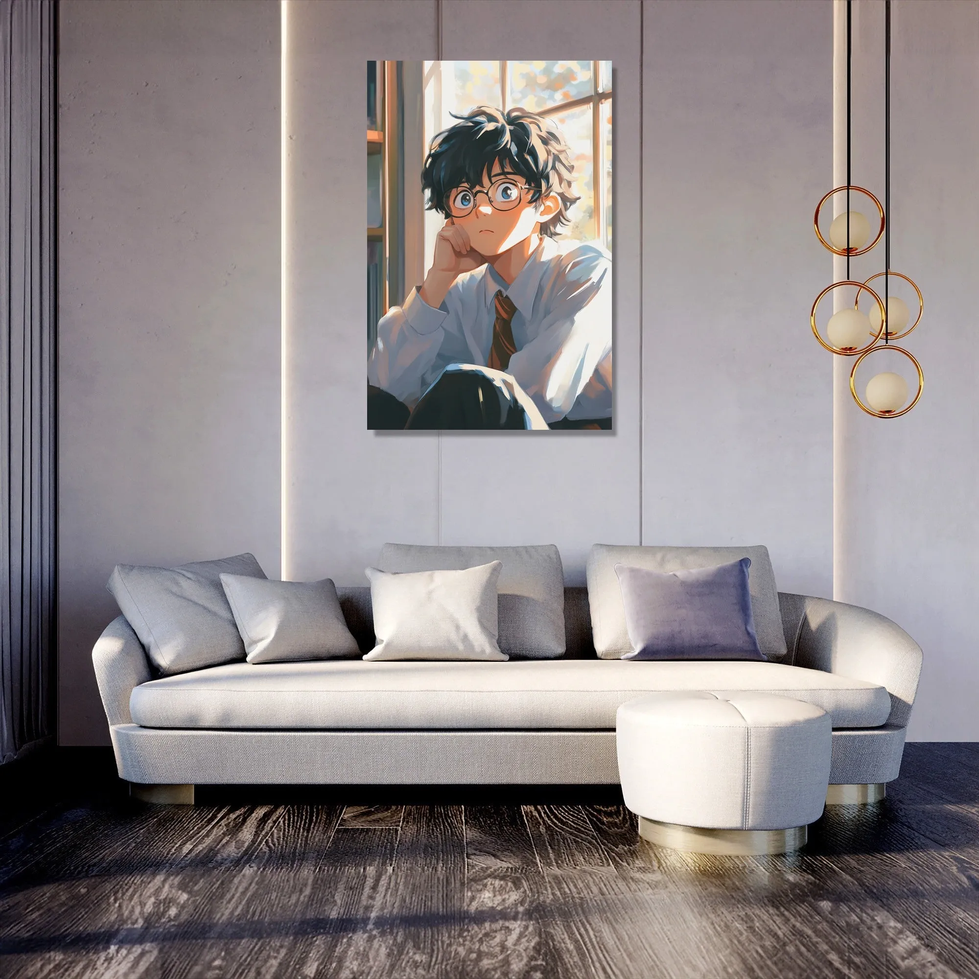 Dreamy Student Window Canvas