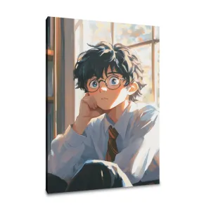 Dreamy Student Window Canvas