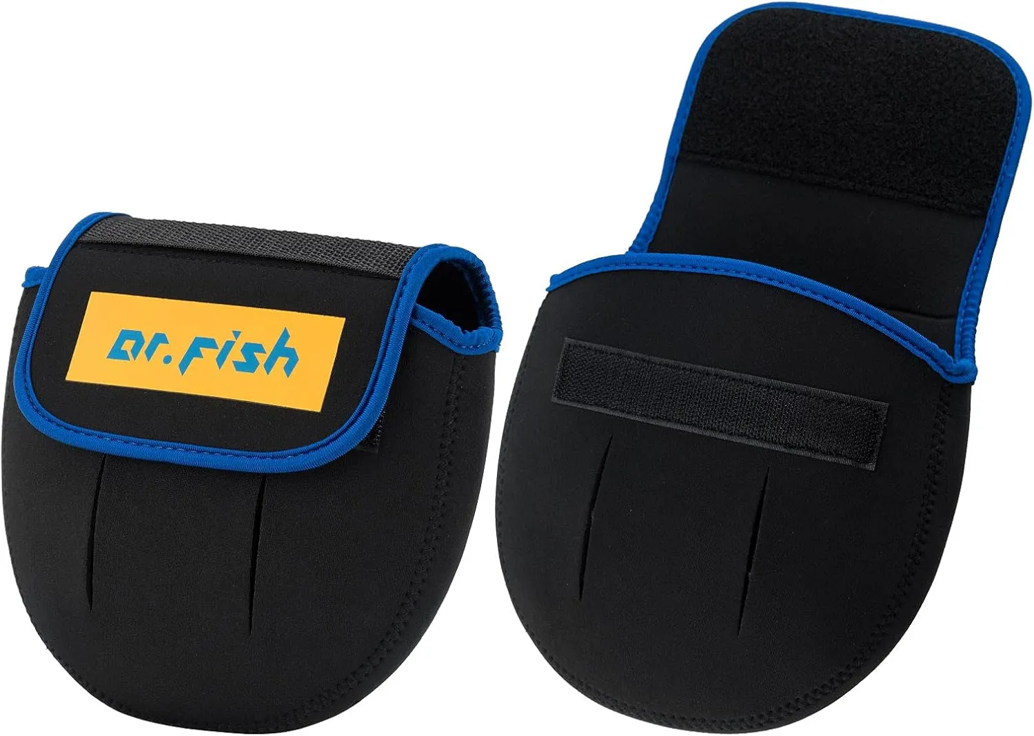 Dr.Fish Spinning Fishing Reel Cover, Fits 1000-6000 , Neoprene Protective Bag with Handle Slot, Spinning Reel Storage Case Pouch Accessories Mixed of 3
