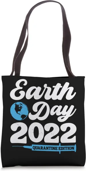 Earth Day Quarantine 2022 Retro Planet Environmental Animal Tote Bag