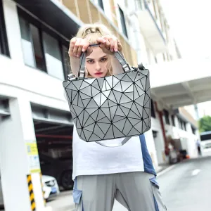 Elegant Women's Slouchy Korean Trendy Rhombus Shoulder Bags
