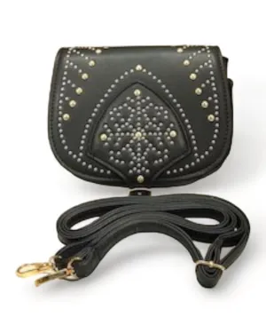 Embellished Saddlebag Crossbody