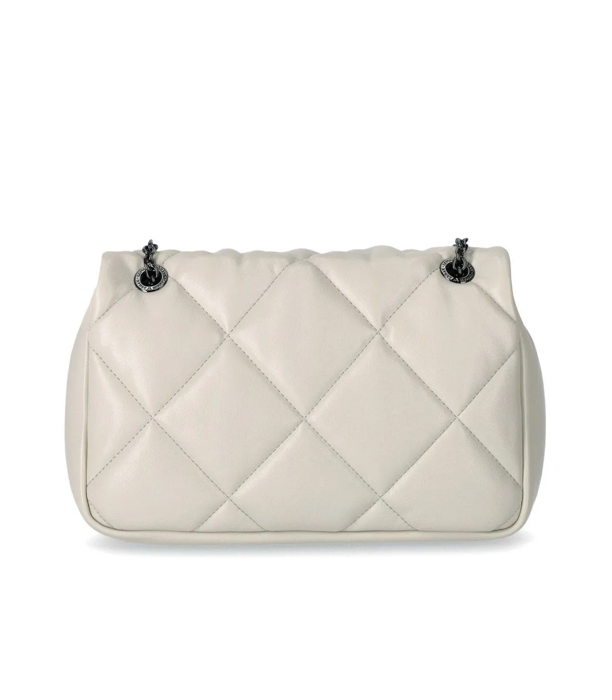 Emporio Armani Ivory Quilted Crossbody Bag