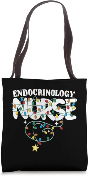 Endocrinology Nurse Christmas Endocrine Nursing NP RN Squad Tote Bag