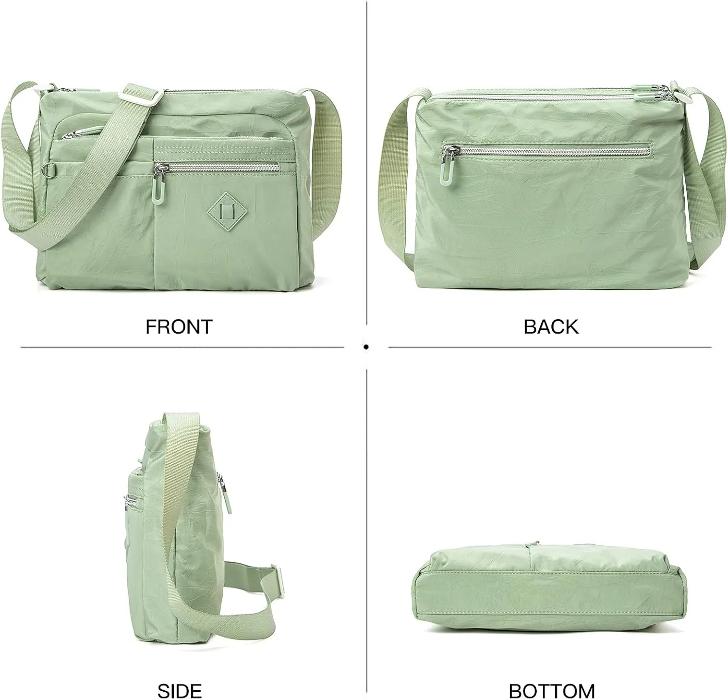 ETidy Crossbody Bag For Women Waterproof Lightweight Casual Shoulder Handbag Purse