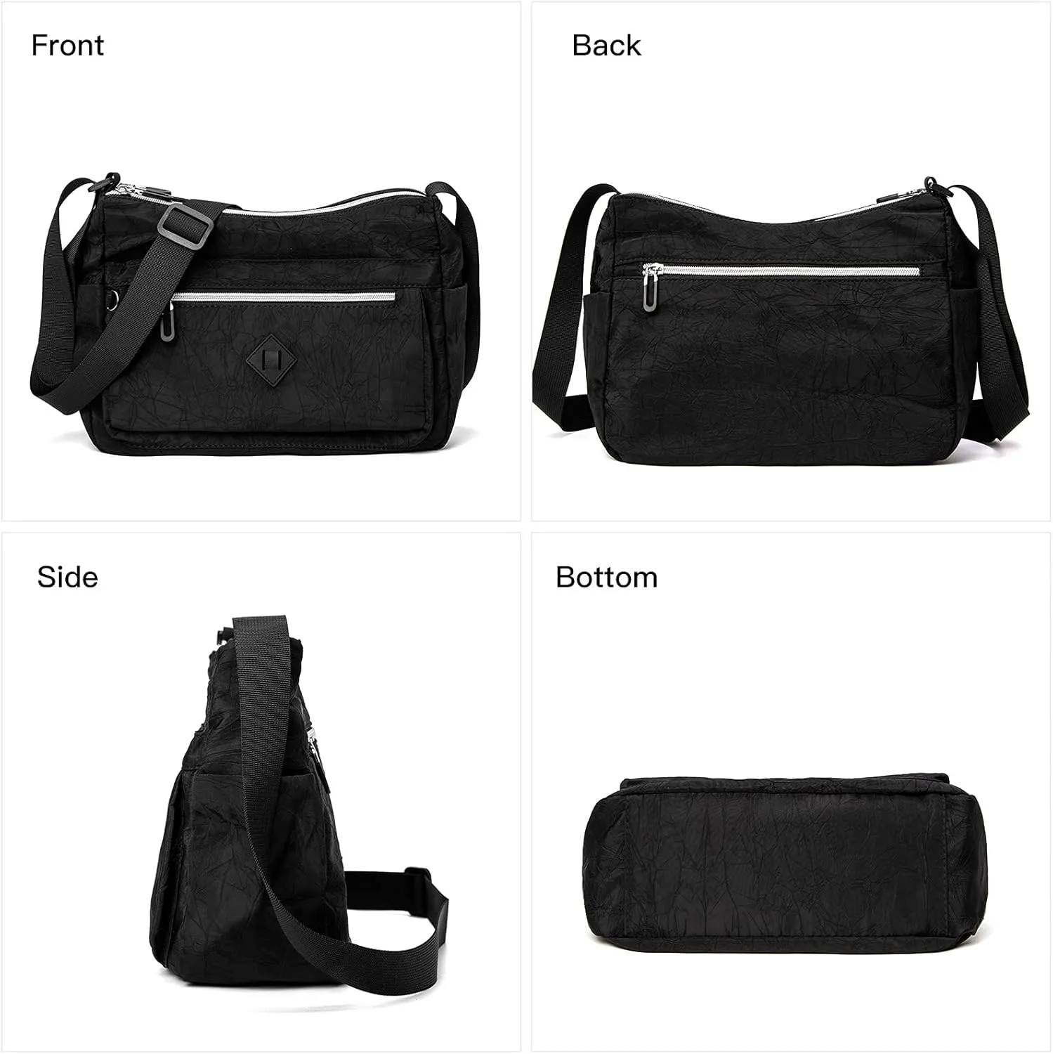 ETidy Crossbody Bag For Women Waterproof Lightweight Casual Shoulder Handbag Purse
