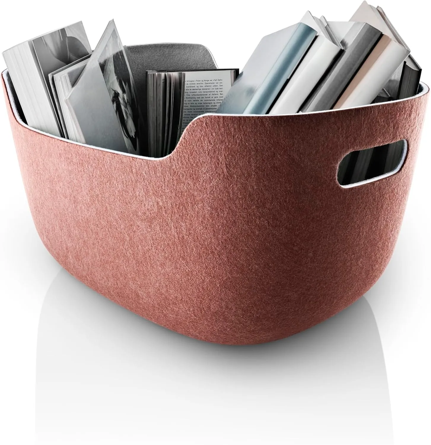 EVA SOLO | Tidy Basket 48x35x26cm Chestnut | Versatile Storage for Toys, Books, & Office Supplies | Well-Organized Home with Danish Design & Functionality | Chestnut