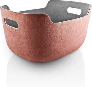 EVA SOLO | Tidy Basket 48x35x26cm Chestnut | Versatile Storage for Toys, Books, & Office Supplies | Well-Organized Home with Danish Design & Functionality | Chestnut