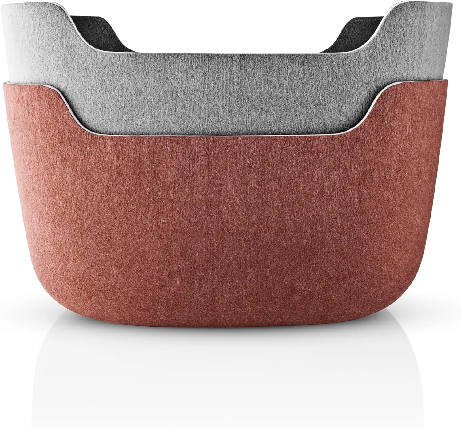 EVA SOLO | Tidy Basket 48x35x26cm Chestnut | Versatile Storage for Toys, Books, & Office Supplies | Well-Organized Home with Danish Design & Functionality | Chestnut