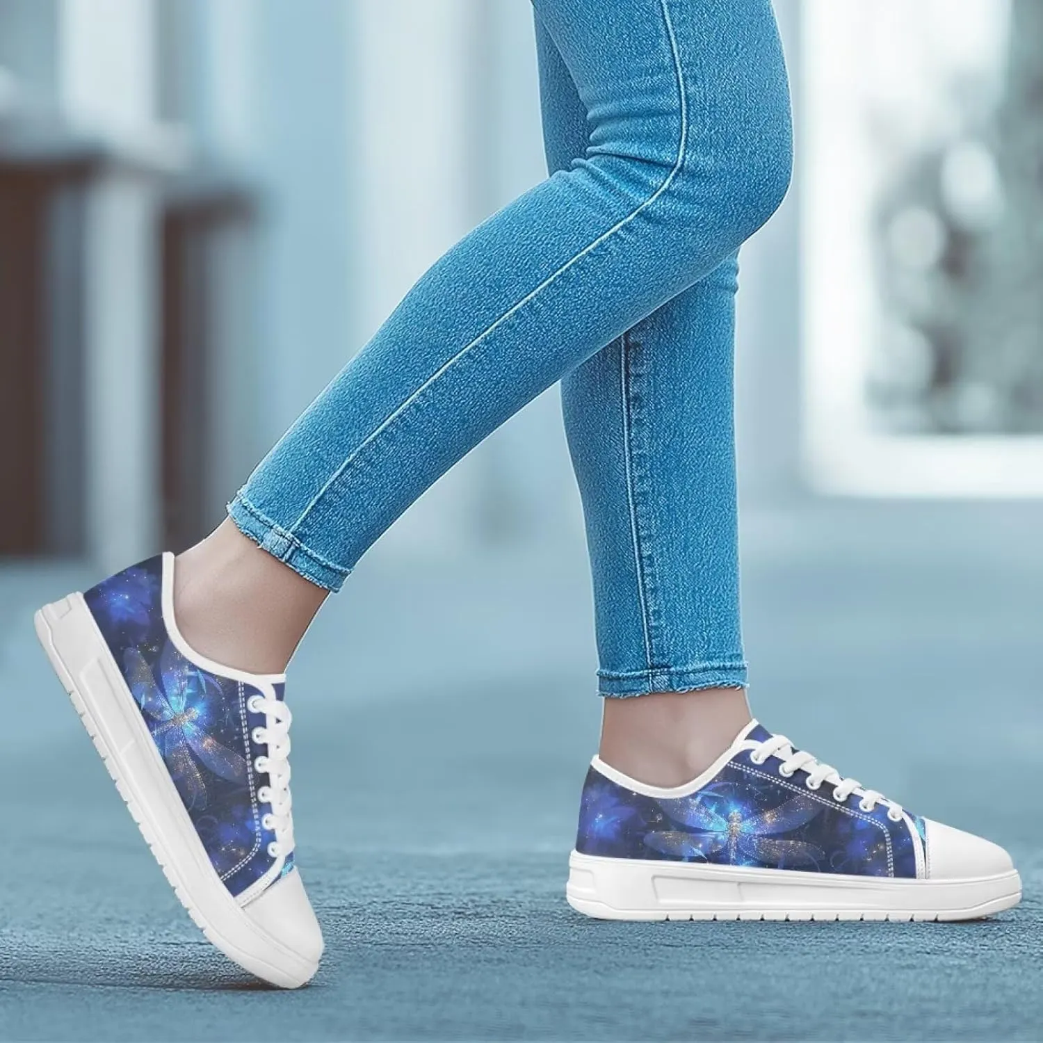 Fashion Sneakers for Women Lace up Memory Foam Insole and Non-Slip Womens Shoes Dressy Casual Spring Shoes