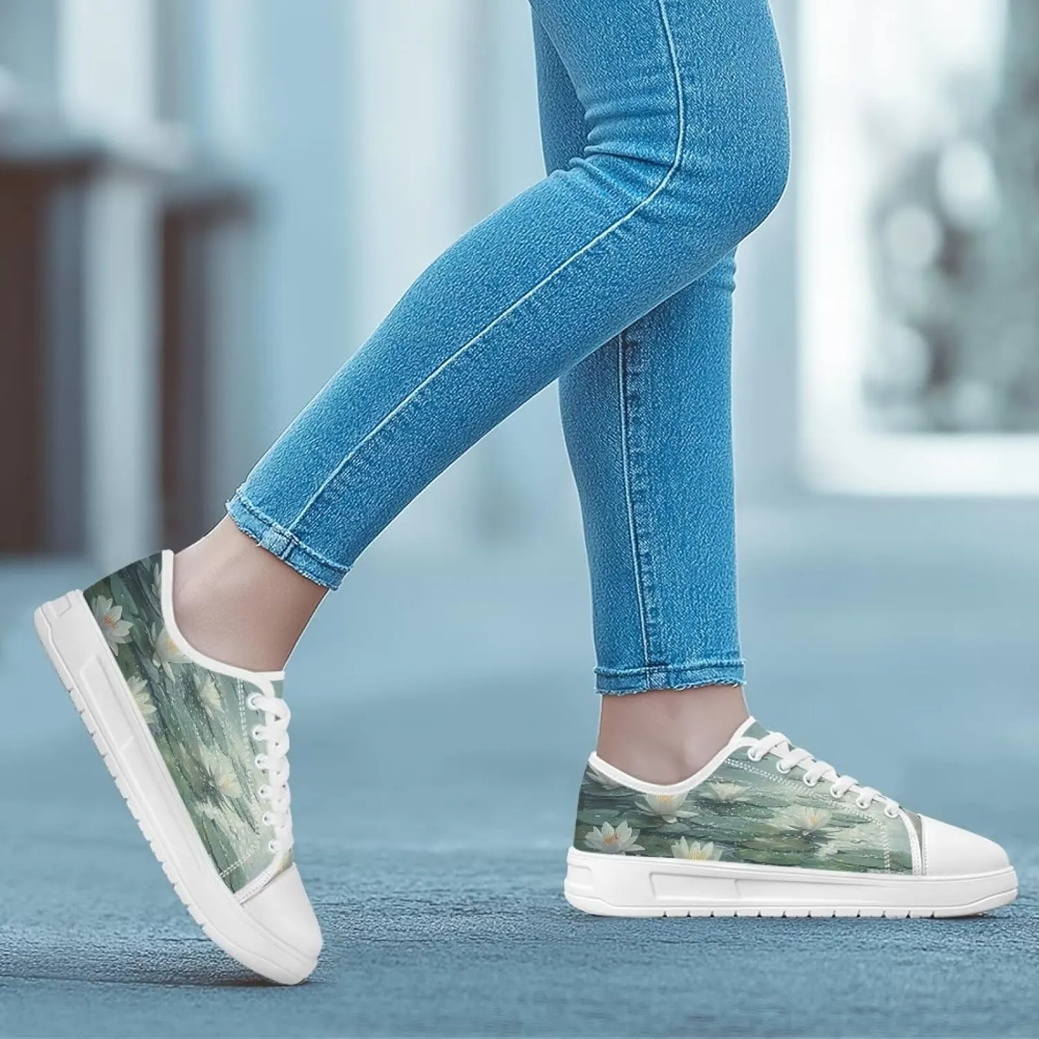 Fashion Sneakers for Women Lace up Memory Foam Insole and Non-Slip Womens Shoes Dressy Casual Spring Shoes