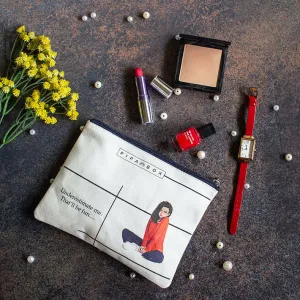 Feisty Tangerine - Canvas Pouch