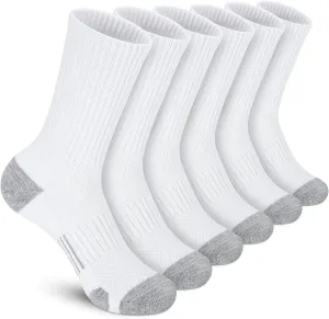 Felicigeely Running Crew Socks Cushion Breathable Athletic