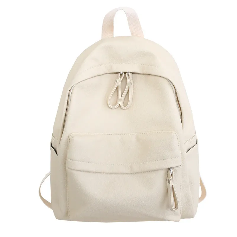 Female Korean High College Junior Minimalist Backpacks