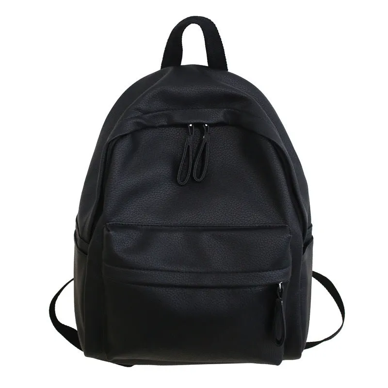 Female Korean High College Junior Minimalist Backpacks